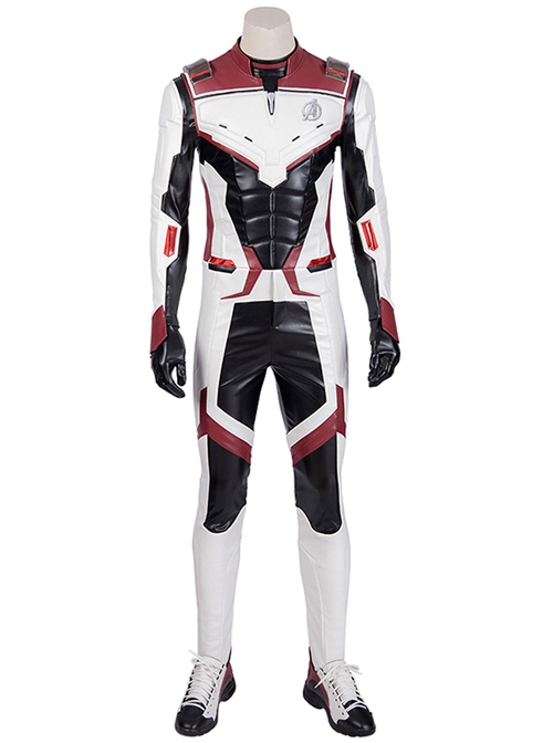 The Avengers 4 Endgame Superhero Quantum Battle Suit Halloween Cosplay Costume Set