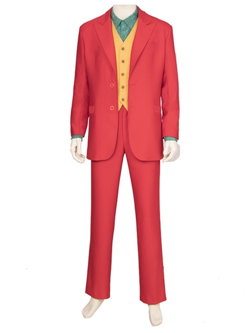 Movie Joker Arthur Fleck Halloween Cosplay Costume Full Set