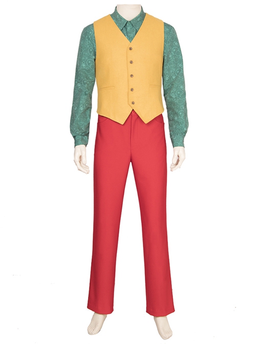 Movie Joker Arthur Fleck Halloween Cosplay Costume Full Set