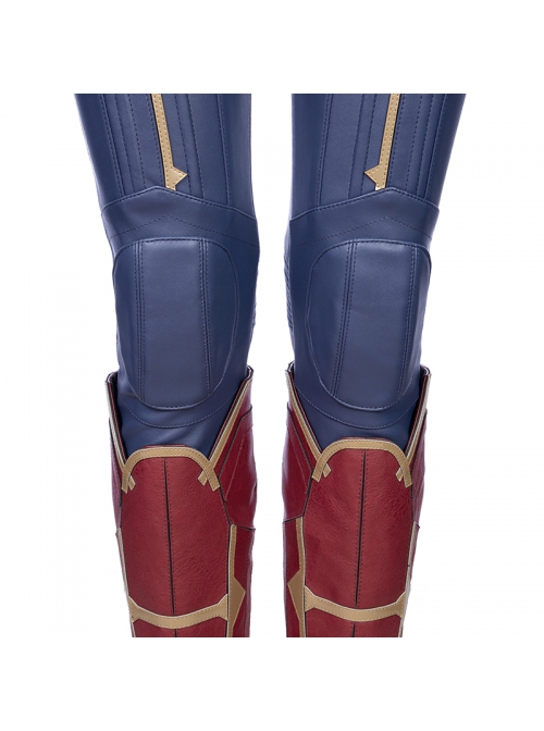 Captain Marvel Carol Danvers Movie Poster Version Halloween Cosplay Costume Full Set