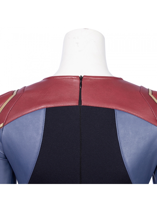 Captain Marvel Carol Danvers Movie Poster Version Halloween Cosplay Costume Full Set