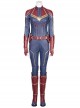 Captain Marvel Carol Danvers Movie Poster Version Halloween Cosplay Costume Full Set