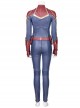 Captain Marvel Carol Danvers Movie Poster Version Halloween Cosplay Costume Full Set