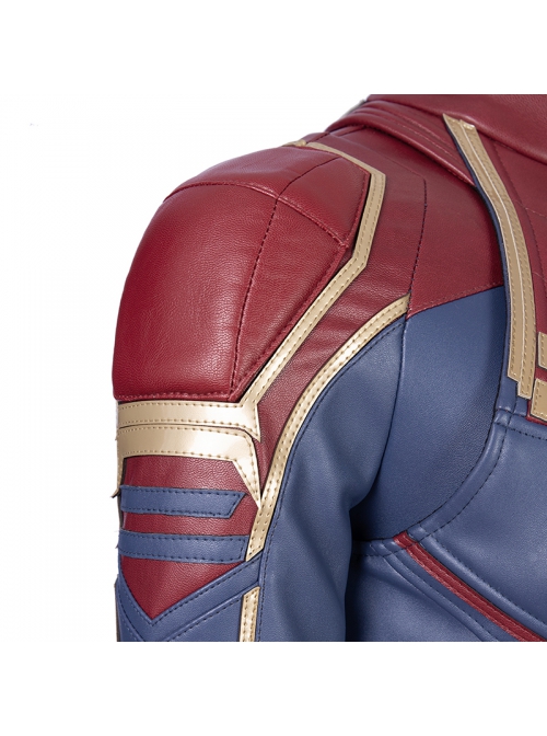 Captain Marvel Carol Danvers Movie Poster Version Halloween Cosplay Costume Full Set