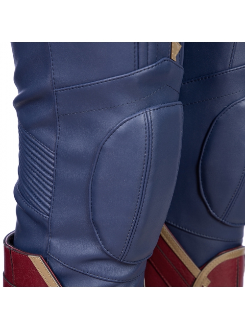 Captain Marvel Carol Danvers Movie Poster Version Halloween Cosplay Costume Full Set