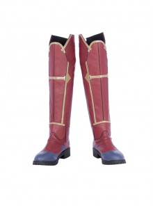 Captain Marvel Carol Danvers Movie Poster Version Halloween Cosplay Accessories Long Boots