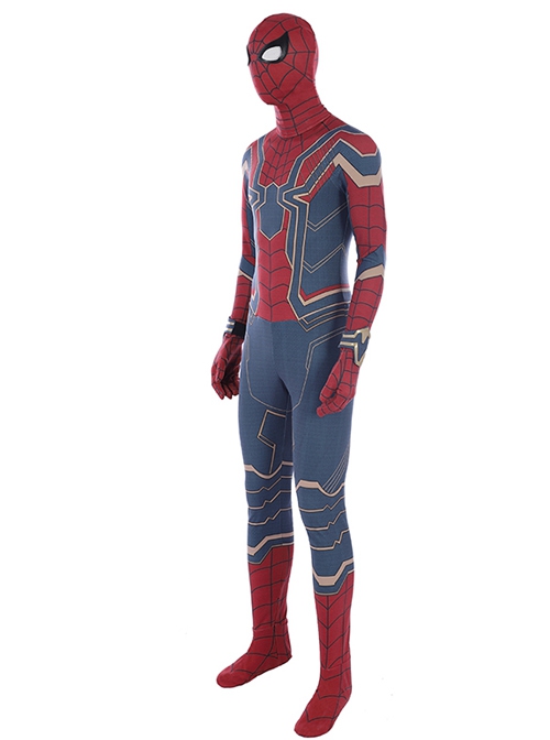 Avengers Infinity War Spider-Man Peter Parker Sock Cover Version Halloween Cosplay Costume Full Set