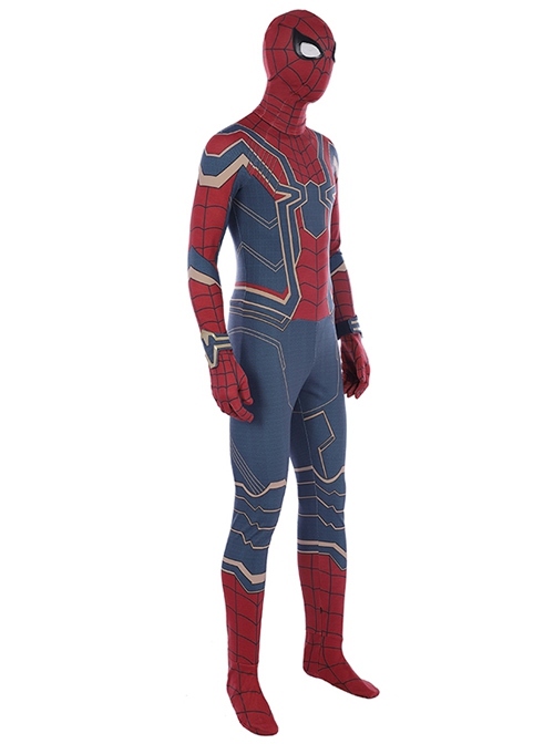 Avengers Infinity War Spider-Man Peter Parker Sock Cover Version Halloween Cosplay Costume Full Set