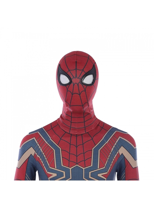 Avengers Infinity War Spider-Man Peter Parker Sock Cover Version Halloween Cosplay Costume Full Set