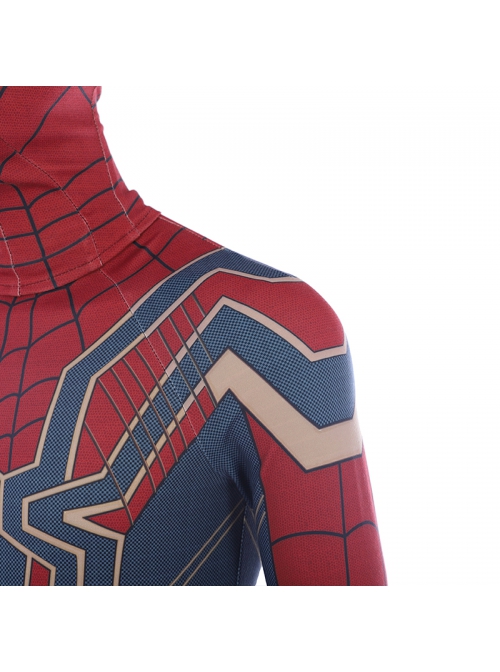 Avengers Infinity War Spider-Man Peter Parker Sock Cover Version Halloween Cosplay Costume Full Set