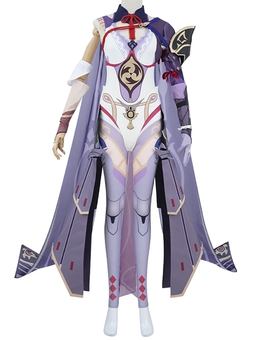Genshin Impact 2.5 Weekly Boss Raiden Shogun Ultimate Puppet Form Halloween Cosplay Costume Set