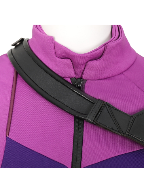 TV Drama Hawkeye Female Version Hawkeye Kate Bishop Battle Suit Halloween Cosplay Costume Set