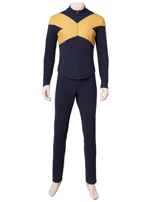 X-Men Dark Phoenix College Male Uniform Cyclops Scott Summers Halloween Cosplay Costume Set