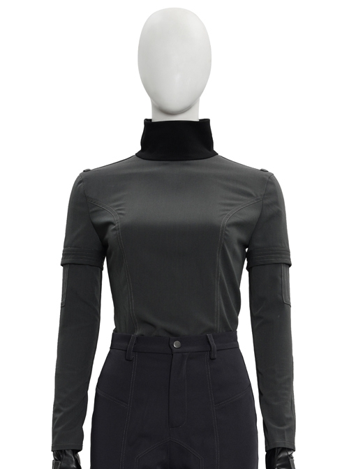 The Mandalorian Bo-Katan Kryze Halloween Cosplay Costume Gray Top