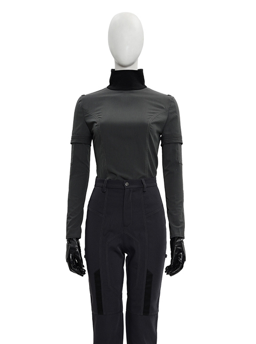 The Mandalorian Bo-Katan Kryze Halloween Cosplay Costume Gray Top