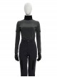 The Mandalorian Bo-Katan Kryze Halloween Cosplay Costume Gray Top