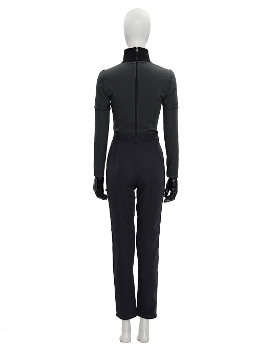 The Mandalorian Bo-Katan Kryze Halloween Cosplay Costume Gray Top