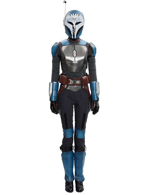 The Mandalorian Bo-Katan Kryze Halloween Cosplay Costume Gray Top