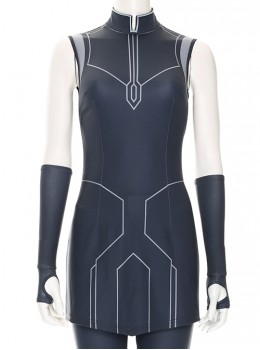 Star Wars The Clone Wars Ahsoka Tano Halloween Cosplay Costume Dark Blue Top
