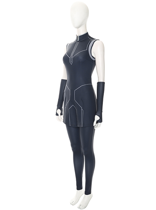 Star Wars The Clone Wars Ahsoka Tano Halloween Cosplay Costume Dark Blue Pants