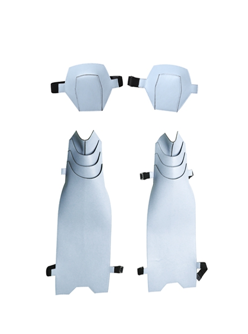 Star Wars The Clone Wars Ahsoka Tano Halloween Cosplay Accessories Leg Guards And Knee Guards