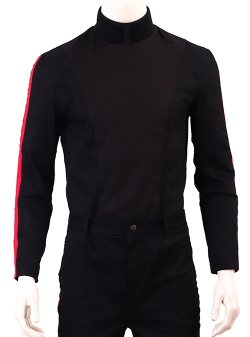 Star Wars Jedi Fallen Order Inquisitor Cal Kestis Black Battle Suit Halloween Cosplay Costume Black Top