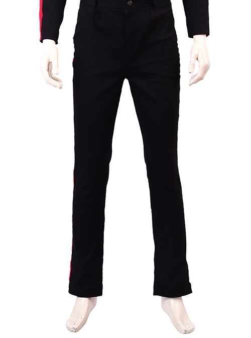 Star Wars Jedi Fallen Order Inquisitor Cal Kestis Black Battle Suit Halloween Cosplay Costume Black Trousers