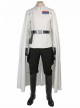 Rogue One A Star Wars Story Orson Krennic White Uniform Halloween Cosplay Costume White Cloak