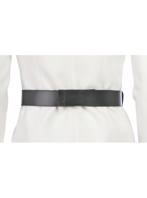 Rogue One A Star Wars Story Orson Krennic White Uniform Halloween Cosplay Accessories Black Waist Belt