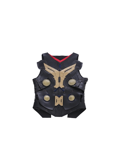 Thor The Dark World Thor Odinson Halloween Cosplay Costume Black Vest