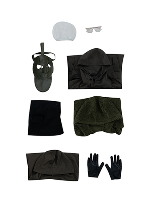 The Batman 2022 Riddler Edward Nygma Halloween Cosplay Costume Set