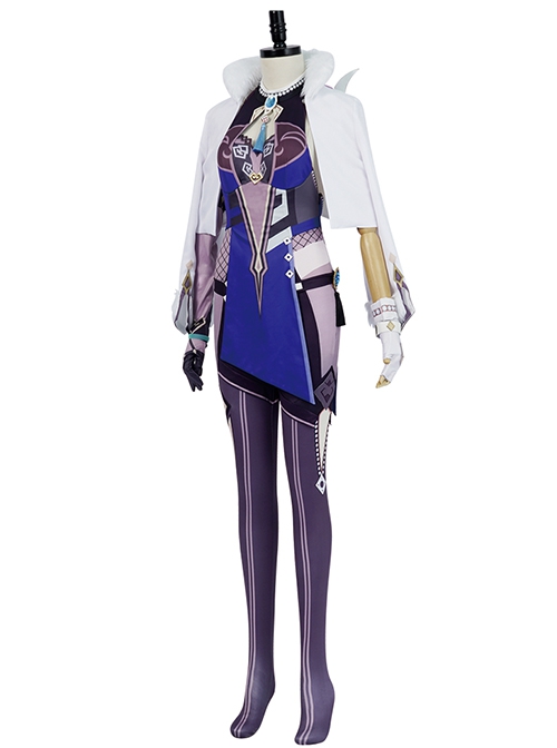 Game Genshin Impact Yelan Halloween Cosplay Costume Full Set