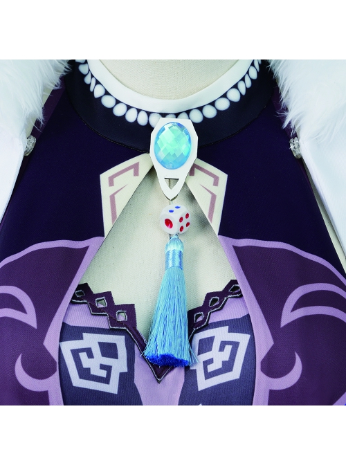 Game Genshin Impact Yelan Halloween Cosplay Costume Full Set