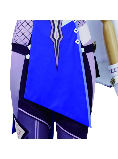 Game Genshin Impact Yelan Halloween Cosplay Costume Full Set
