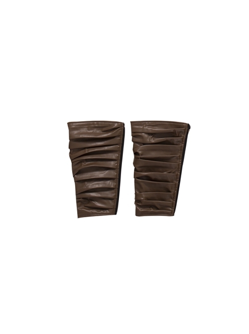 Comics Female Thor Jane Foster Battle Suit Halloween Cosplay Accessories Brown Leg Guards