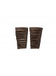 Comics Female Thor Jane Foster Battle Suit Halloween Cosplay Accessories Brown Leg Guards