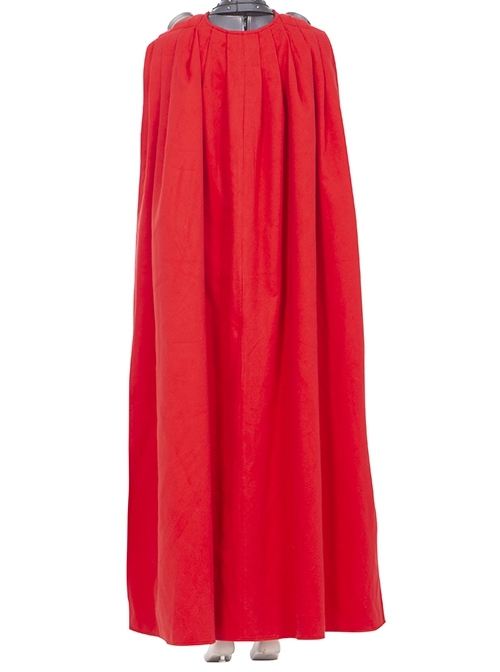Comics Female Thor Jane Foster Battle Suit Halloween Cosplay Costume Red Cloak