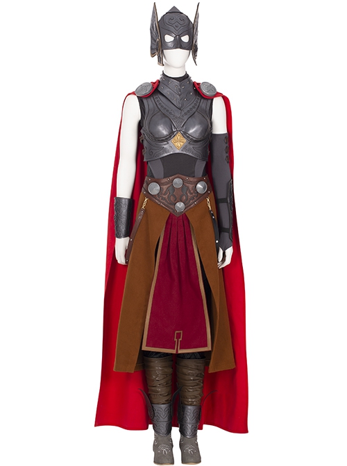 Comics Female Thor Jane Foster Battle Suit Halloween Cosplay Accessories Ankle Guards