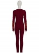 The Boys Season 3 Crimson Countess Red Battle Suit Halloween Cosplay Costume Red Bodysuit