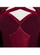 The Boys Season 3 Crimson Countess Red Battle Suit Halloween Cosplay Costume Red Bodysuit