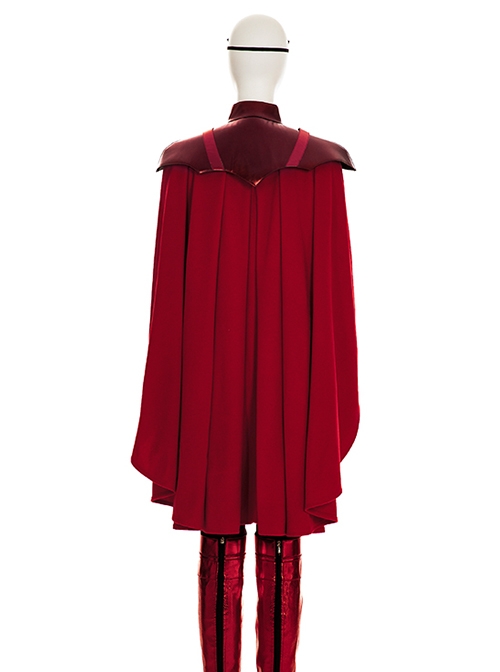The Boys Season 3 Crimson Countess Red Battle Suit Halloween Cosplay Costume Red Cloak
