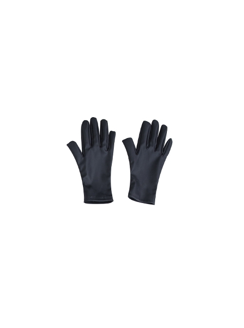 Game Marvel Midnight Sons Nico Minoru Sister Grimm Battle Suit Halloween Cosplay Accessories Black Gloves