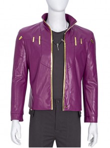 Animation What If T'Challa Star-Lord Halloween Cosplay Costume Purple Jacket
