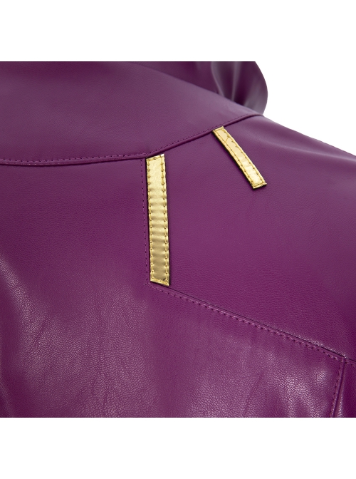 Animation What If T'Challa Star-Lord Halloween Cosplay Costume Purple Jacket