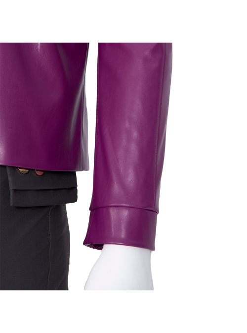 Animation What If T'Challa Star-Lord Halloween Cosplay Costume Purple Jacket
