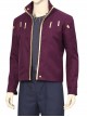 What If Season 1 Black Panther Matte Jacket Version Halloween Cosplay Costume Purple-red Jacket