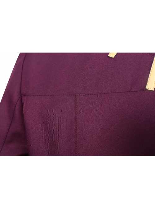 What If Season 1 Black Panther Matte Jacket Version Halloween Cosplay Costume Purple-red Jacket