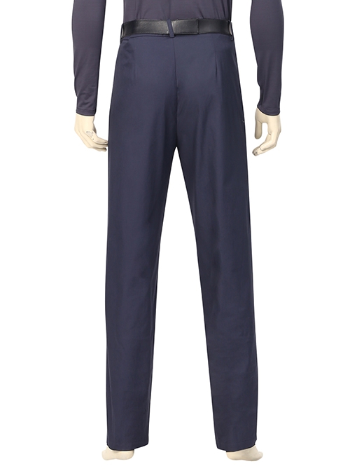 What If Season 1 Black Panther Matte Jacket Version Halloween Cosplay Costume Dark Blue Pants