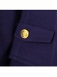 Motherland Fort Salem Dark Blue Uniform Halloween Cosplay Costume Blue Top