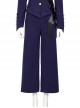 Motherland Fort Salem Dark Blue Uniform Halloween Cosplay Costume Blue Pants